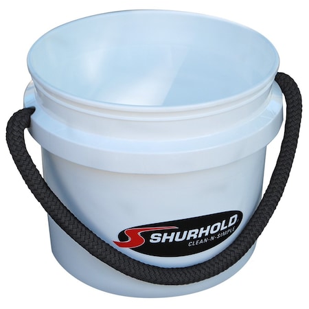 Shurhold World's Best Rope Handle Bucket - 3.5 Gallon - White 2431